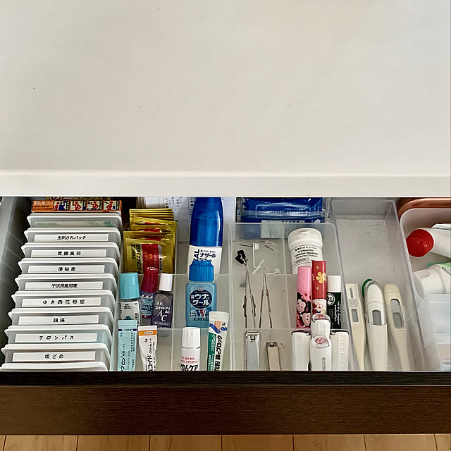 お薬収納,セリア,衛生用品,セット,収納,収納アイデア,無印良品,My Shelf sacchiの部屋