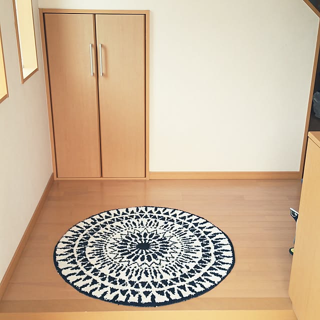 Entrance,初投稿,フランフラン アウトレット,モノクロ,フランフラン♡,玄関マット新調しました mkrの部屋