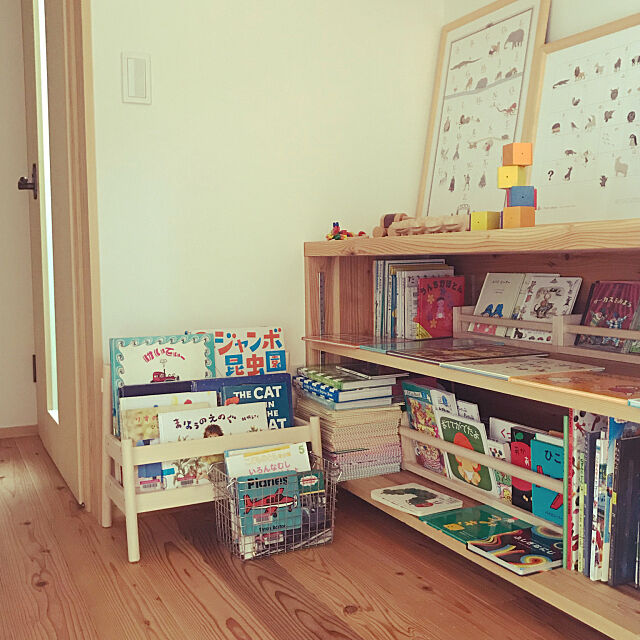 My Shelf,動線上,IKEA,スタディスペース予定,子どものいる生活,男兄弟,絵本棚,絵本収納,絵本習慣,子どものいる暮らし,絵本大好き rikoの部屋