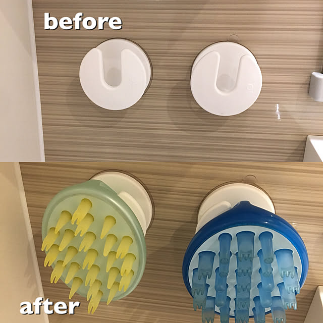 Bathroom,吸盤,タカラスタンダード お風呂,シャンプーブラシ,ニトリ KCFSARの部屋