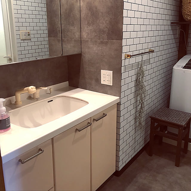 DIY,リメイクシート,かべがみや本舗さん,Bathroom makkoman7の部屋