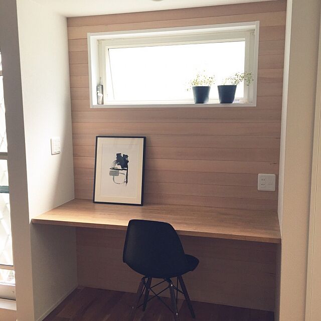 My Desk,一軒家,お気に入りの場所,無垢材,marushohomedesining home13.emiの部屋