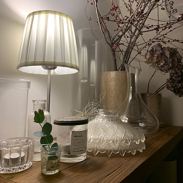 無印良品,照明,IKEA,ニトリ,ZARA HOME,セリア,北欧,100均,ドライフラワー,アンティーク,My Shelf mayumii0329の部屋