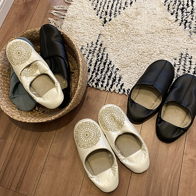ルームシューズ,IKEA,北欧,ベニワレンラグ,ニトリ,Entrance,玄関マット ayanonno106の部屋