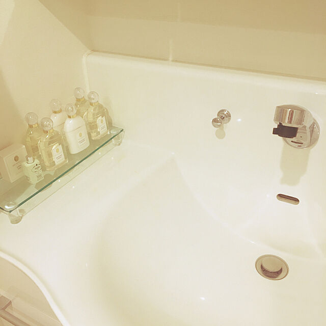 Bathroom,コスメコーナー,ホテル風,水回り,洗面所の壁,ホテルライク,ホワイトインテリア ujigirlの部屋