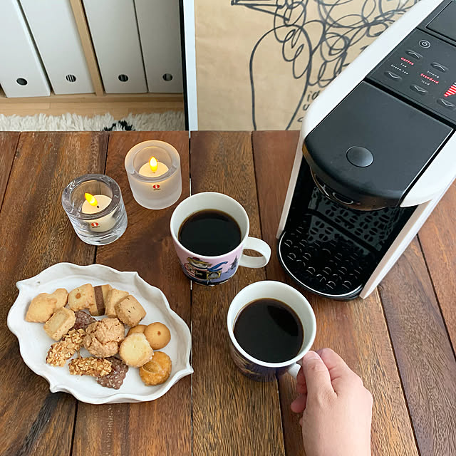 Birbira,イッタラ kivi,おやつ,賃貸,賃貸インテリア,ふたり暮らし,アラビア ムーミン,UCCドリップポッド coloriの部屋