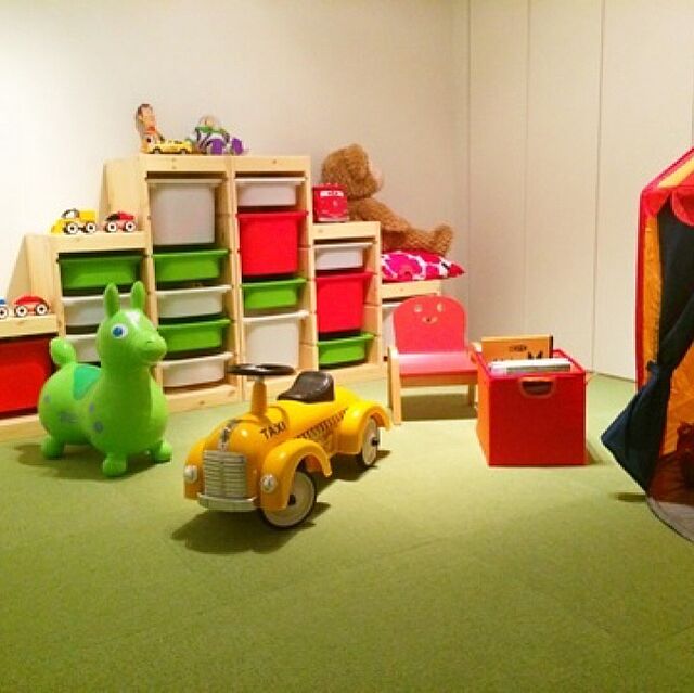 Overview,子供部屋　,トロファスト,子供部屋男の子,子供部屋 IKEA,プレイルーム,IKEA taneの部屋