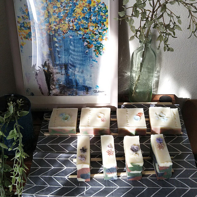 My Shelf,ハンドメイド,手作り石鹸,木梨憲武ポストカード,いなざうるす屋さん shinoの部屋
