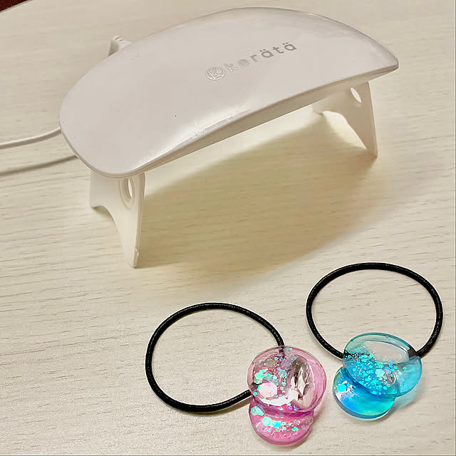 My Desk,手作り雑貨,手作り,ヘアゴム,レジン,節約,子どものいる暮らし ayyuの部屋