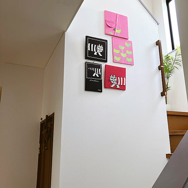 On Walls,セリア,リノベーション,こどものいる暮らし,低予算リノベ,ファブリックパネル akanekoの部屋