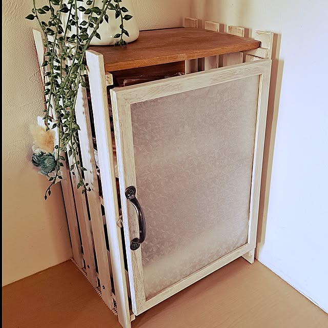 Entrance,モニター応募投稿,ナチュラル,カフェ風,北欧,ダイソー,100均,DIY,プチDIY,ちょこっとDIY,玄関収納,セリア,小物収納,小物入れDIY,マスク収納,マスク置き場,マスク入れ,マスク入れDIY,すのこDIY,すのこ棚,すのこ棚DIY,100均DIY sakura_3の部屋