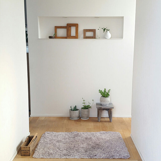 Entrance,シンプル,観葉植物,玄関マット,シンプルナチュラル chieの部屋