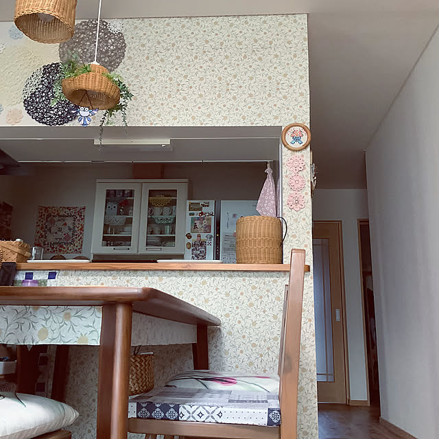 My Desk,ウイリアムモリスのマステ,DIY,マスキングテープ 壁,いつもありがとうございます❤️ chiiyanの部屋