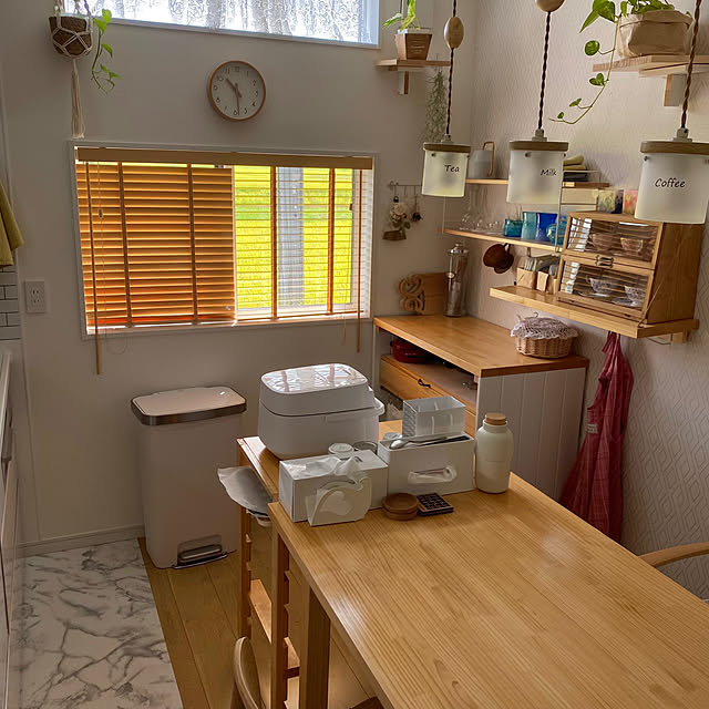 My Desk,キッチンラック,ディスプレイ棚,炊飯器置き場,ビフォーアフター,収納,DIY,コメントお気遣いなく,連投しますごめんなさい,連投しますのでスルーしてくださいね,時間をかけて,mag掲載ありがとうございます♡,2023.9.19,th食堂 tanboの部屋
