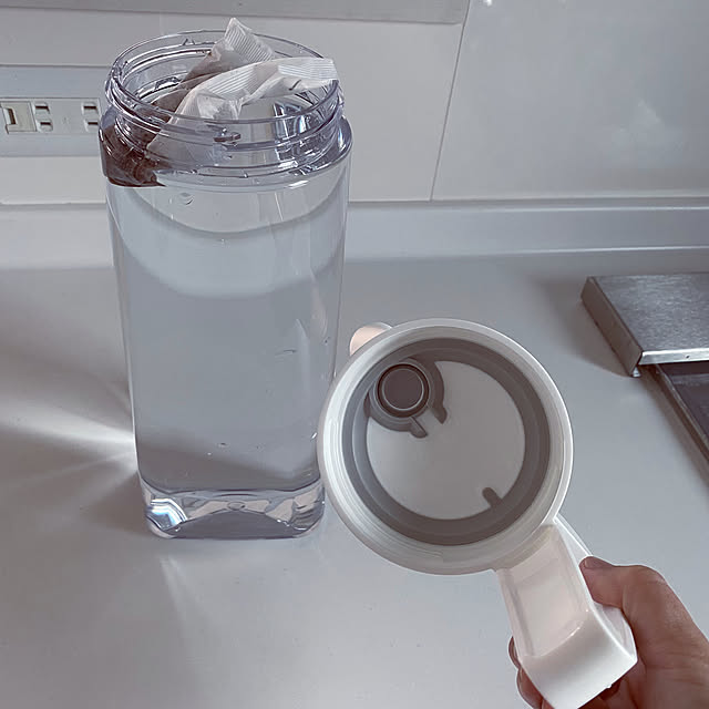 イオン,ホームコーディ,パッキンレス,麦茶ポット,冷水筒,白,ホワイト化,気軽にフォローして下さい♡,白化,シンプル,子供と暮らす,ありがとうございます♡,ミニマリストになりたい,35坪の家,フォロワーの皆様に感謝♡,Kitchen akrkr412112の部屋