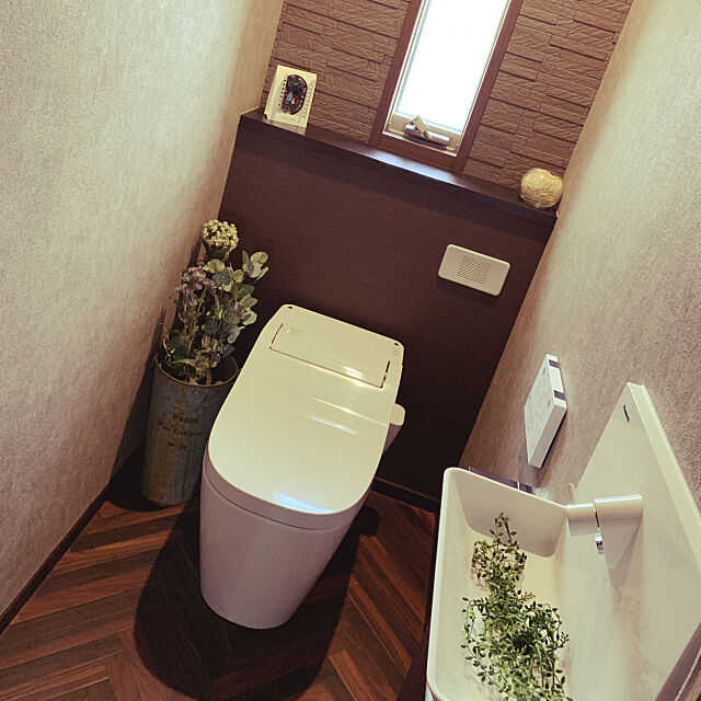Bathroom,タネダ,花のある暮らし,隠してます,ニトリ harutanの部屋