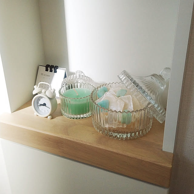 Bathroom,ダイソー,ガラスの小物入れ,貝殻,ニッチ,コンパクトハウス,注文住宅 haruharuの部屋