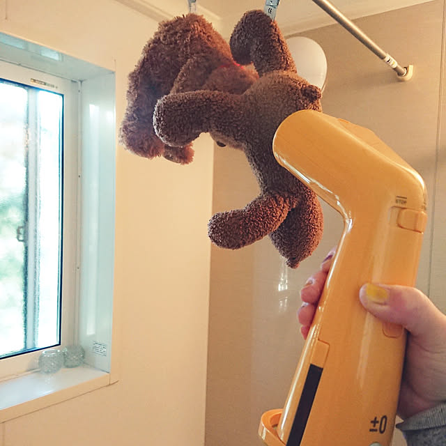 Bathroom,買ってよかったもの,±0,スタイルスチーマー,RoomClipショッピング,ぬいぐるみ,除菌 urchinの部屋