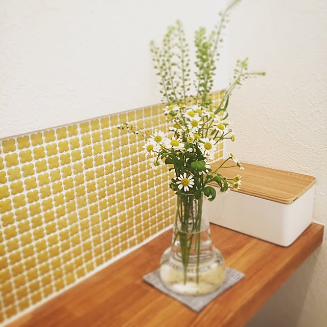 Bathroom,トイレ,FLORAベース,名古屋モザイクタイル,foglinenwork,北欧、暮らしの道具店,お花のある暮らし reonaの部屋