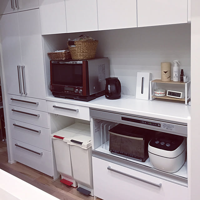Kitchen,キッチン背面収納,こどもと暮らす。,TOTOキッチン,シンプルが好き myu3333の部屋