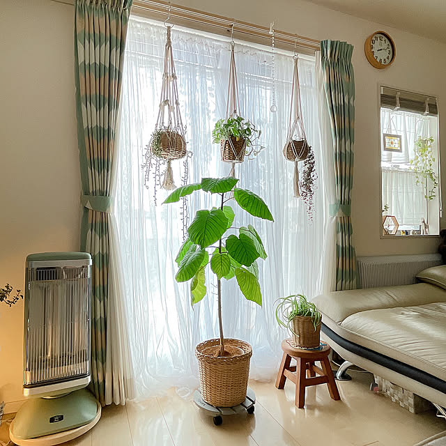 Lounge,レースカーテン,IKEAリル,IKEA,春,ナチュラル,カフェ風,北欧風 akiko-ovの部屋