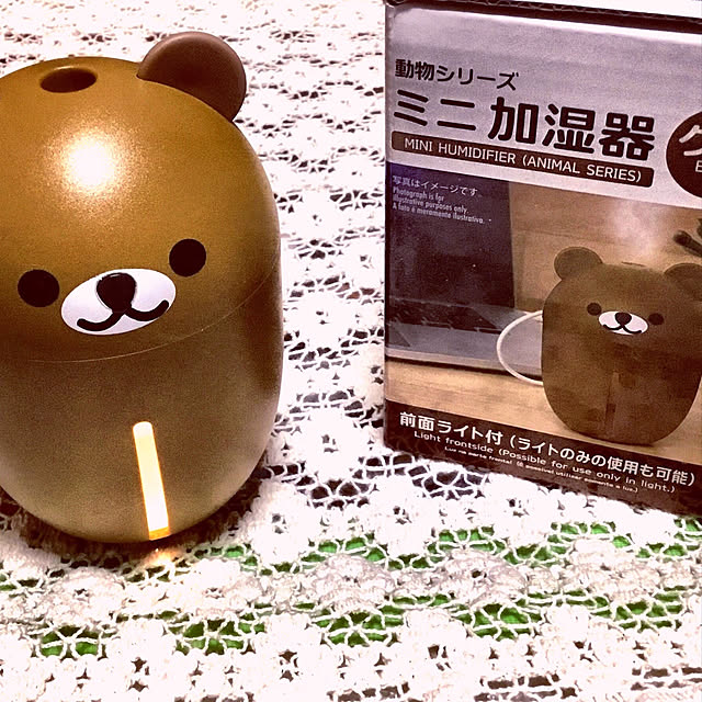 Kitchen,USB,癒しのくまちゃん,ミニ加湿器,くまちゃん,ダイソー mimikkoの部屋