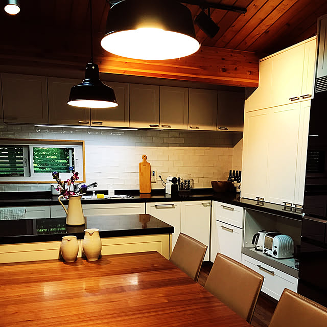 Kitchen,ナチュラル,シンプル,ホワイトインテリア,田舎暮らし,別荘,ログハウス,北欧カントリー風,北欧インテリア,北欧モダン,北欧風,Ｌクラス,Lクラスキッチン,パナソニックLクラス,パナソニックkitchen,パナソニックキッチン Emico74の部屋