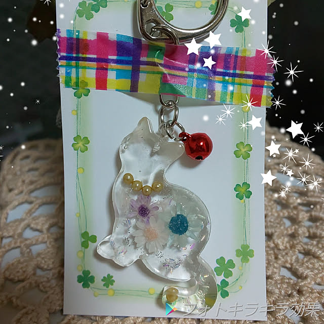 ハンドメイド,至福の時間,レジン制作しています,ねこと暮らす,レジンアクセサリー,キーホルダー♡ rumi4012ysの部屋