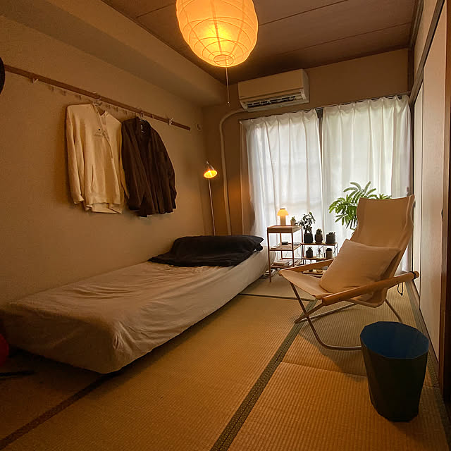 HAY,多肉植物,くつろぎ空間,観葉植物,照明,和室,Bedroom nokonokoの部屋