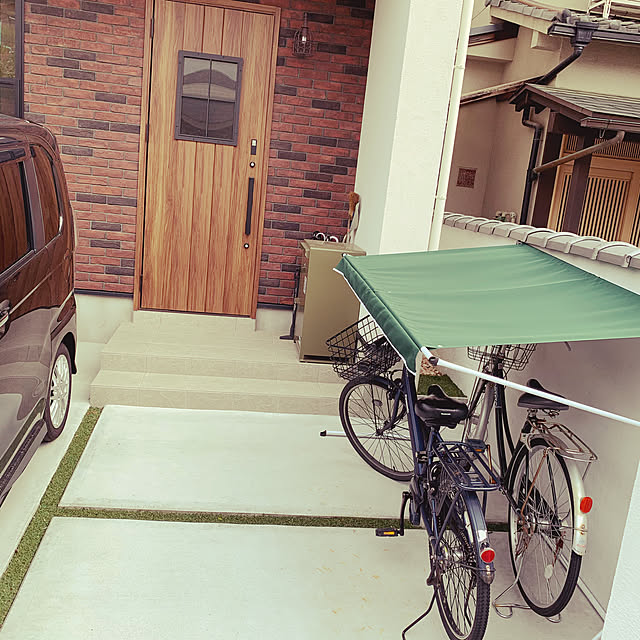 サイクルテント,サイクルハウス,玄関,Entrance hirorinの部屋