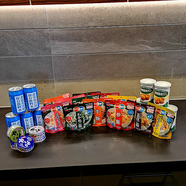 Kitchen,非常用備品,ローリングストック,非常食,大掃除 75の部屋