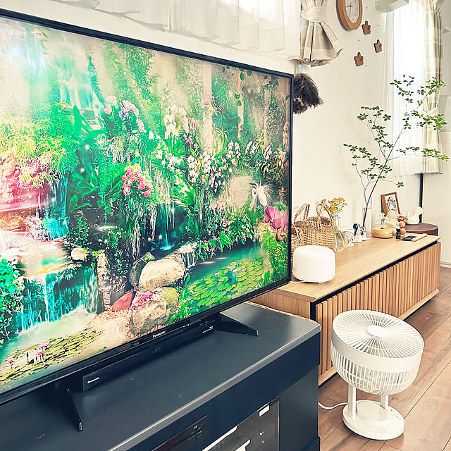 Lounge,扇風機・サーキュレーター,すっきり暮らす,みなさんのインテリア参考に,暮らしを整える,フォロワーの皆様に感謝!,みてくれてありがとう(*ˊᵕˋ*)♡,北欧ナチュラル,イベント参加,無印良品,無印良品と暮らす asasouの部屋