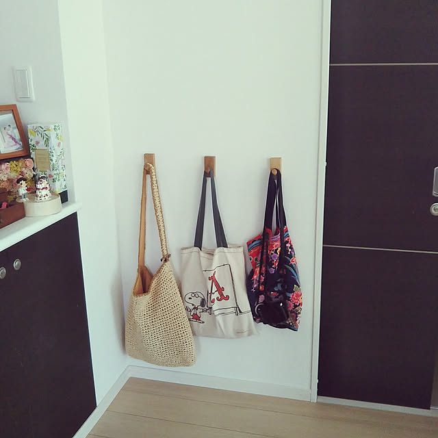 Lounge,カバン収納,無印良品,壁につけられる家具 7chiの部屋