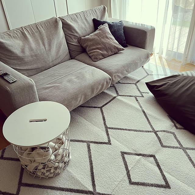 Lounge,IKEA,ラグ,しまむらのラグ iimamaの部屋