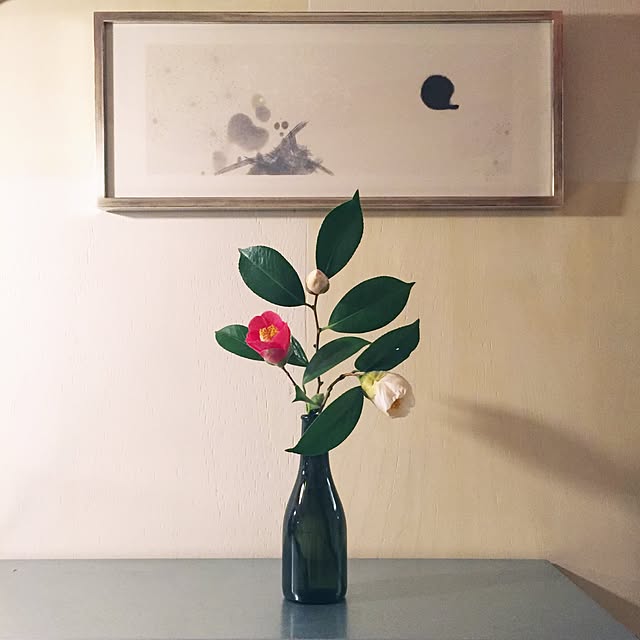 My Shelf,日本酒,椿,エッチング,版画,アート,お正月 mohayaeteの部屋