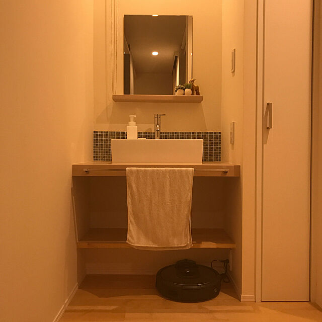 Bathroom,3coios,ルンバ基地,家事,無印良品,名古屋モザイクタイル,セリア Ikunaの部屋