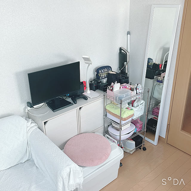 アイリスオーヤマ,7.6畳,一人暮らし,ダイソー,無印良品,Overview,7畳 ひとり暮らし,7畳ワンルーム,7畳 kanaxcanaの部屋