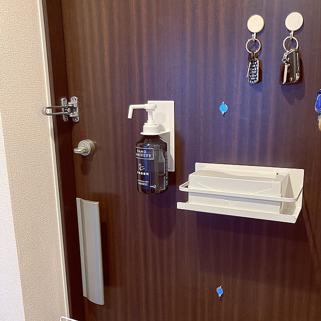 消毒液,マスク収納,マグネット収納,Entrance yonejiの部屋