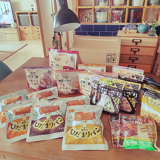 My Desk,北欧,RC福岡,無印良品,賃貸インテリア,賃貸,RCの出逢いに感謝✨,RC九州支部,ナチュラルキッチン,ニトリ,ナチュラル,シンプルナチュラル,賃貸でも諦めない！,防災,防災グッズ,自宅避難,長期保存食,コロナ対策,5年保存,二次避難,災害対策,コロナが早く終息しますように,アルファ米,楽天スーパーセール,ポイントで購入,tokiwaのなじむ防災コラム,インテリアになじむ防災,非常食,レトルト食品,100均 tokiwaの部屋