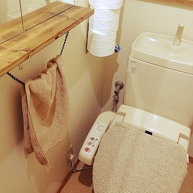 Bathroom,チェーン,DIY,男前,BRIWAX,トイレ改造 Itoの部屋