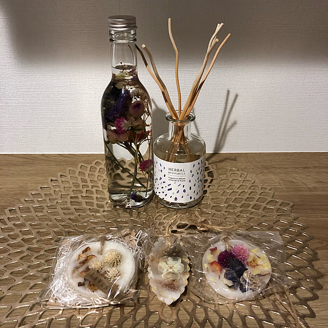 ディフューザー,@viola_sachet,herbal aromatics,手作り,ハーバリウム,サシェ,Entrance yuccoの部屋