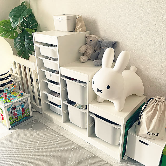 Overview,littlebotbaby,プレイマット,子供部屋,IKEA,猫と暮らす,insta→tansuke0323,赤ちゃんと猫,赤ちゃんがいる暮らし,トロファスト tansukeの部屋