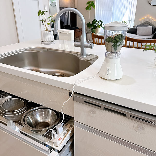 Kitchen,ミキサー大活躍,ミキサーの置き場所,ミキサー置き場,ミキサー収納,ミキサー,片付けやすい工夫,掃除,時短/機能的な生活,すっきり暮らす cocoの部屋