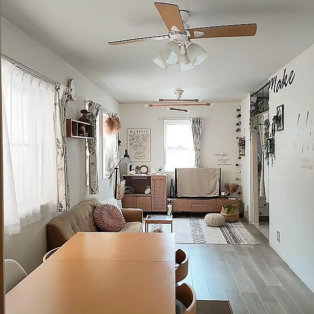 Overview,縦長のお部屋レイアウト,家具の配置考えるの楽しい,動線重視,韓国インテリア,北欧,ナチュラル,アート,紫陽花,庭の花,みずのうつわ,花のある暮らし,3COINS,salut!,Instagramやってます,皆さんに感謝です(*˙˘˙*)ஐ,いつも見て下さってありがとうございます YUKKIの部屋