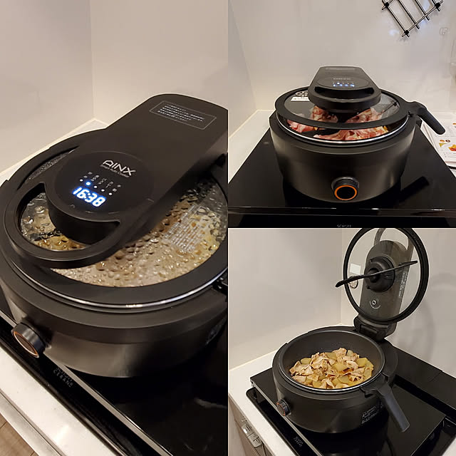 Kitchen,マンション暮らし,マンションインテリア,おうち見直しキャンペーン,RoomClipショッピング,キッチン家電,家電,オートクッカー,かき混ぜ機能,電気鍋,自動調理鍋,AINX,お手入れ簡単,ズボラ主婦,食洗機OK,楽家事,料理 tttbbbの部屋