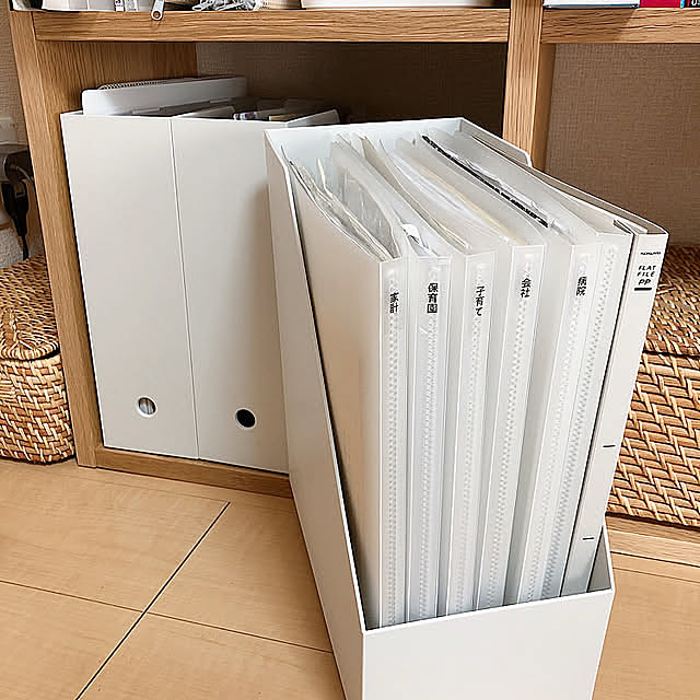 書類整理,1LDK,北欧インテリアに憧れる,1LDK賃貸,ナチュラル,こどものいる暮らし,北欧インテリア,北欧,賃貸インテリア,北欧ナチュラル,北欧好き,無印良品,無印収納,整理収納,賃貸,整理整頓,スタッキングシェルフ,My Shelf xxmi0503xxの部屋