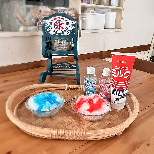 Kitchen,かき氷,cafe風,おうちカフェ,ぼちぼち訪問中です,わたしのおやつ時間,夏,おうち時間を楽しむ,おうち時間,子どものいる暮らし,訪問にムラがあってゴメンなさい。,ドウシシャ YU-KAの部屋