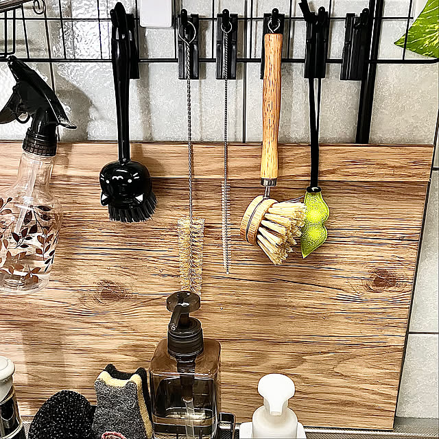 Kitchen,食べたあとも楽しく♪,食器洗い,ダイソー商品,キッチンツール kagomamaの部屋
