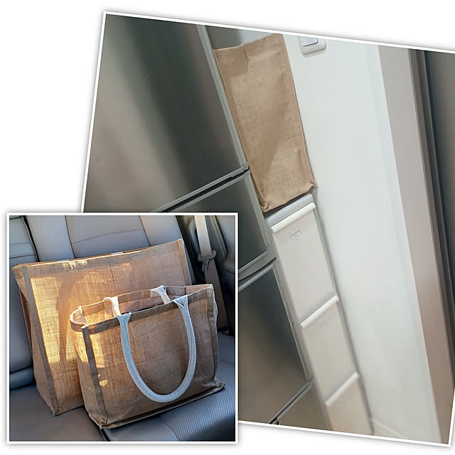 Kitchen,無印良品　ジュートマイバッグ,無言いいね＆フォロー大歓迎です♡,プチプラ大好き♡,RCの皆様に感謝です❤️,RCの皆さまに感謝♡,イベント参加♡,閲覧、いいね有難うございます♡,RC運営チームの皆様に感謝♡,リサイクル♻️,お気に入りかご収納,お気に入りのかご・バスケット,SDGsの小さな取り組み,ラベルシール♡,ラベルシール投稿3pic目 rikuerinka86の部屋