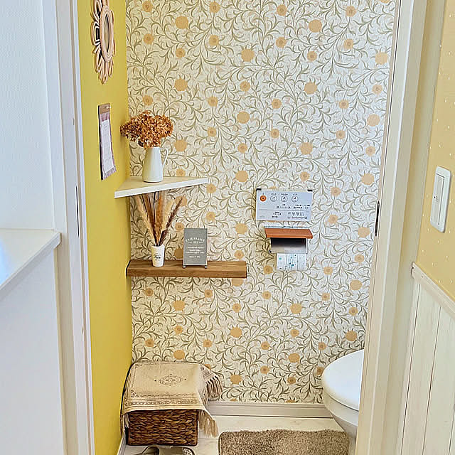 Bathroom,ウィリアム・モリス,トイレDIY,トイレのインテリア,インテリア,DIY,インテリアグリーン,北欧インテリア,DIY女子,インテリアコーディネート,ありがとうございます♡,ナチュラルカラー,シンプルインテリア,インテリア大好き,いいね、お返しができなくてごめんなさい。,観葉植物のある暮らし,インテリアを楽しむ,DIYのある暮らし yumimaruの部屋